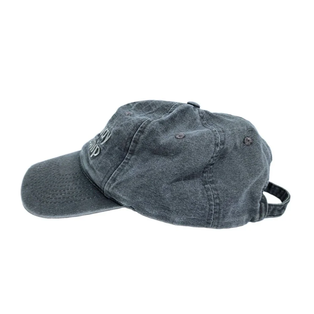 Galloway Township New Jersey Distressed Hat Cap Atlantic Strapback Gray Vintage